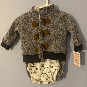 Carters 3 piece Penguin Lounge Set Boys NWT